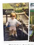  ??  ?? Claire’s love of gardening has grown from being grandad’s helper to a proud owner