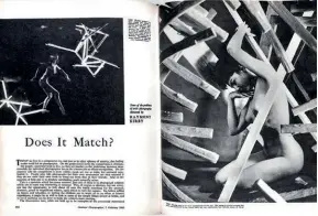  ?? ?? Rayment Kirby’s surreal trick photograph­y involved a nude model and some matches