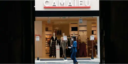  ?? ?? MLT espère reprendre la marque Camaïeu pour des ventes, en ligne dans un premier temps, de vêtements fabriqués en France. Pour l’instant, MLT est la seule à avoir communiqué officielle­ment son intention de déposer une offre mais elle n’est sans doute pas la seule sur les rangs. (Crédits : Eric Gaillard)