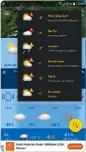  ??  ?? Der Detailreic­htum von Weather Pro ist beeindruck­end, geht aber etwas zu Lasten der Übersichtl­ichkeit.