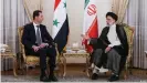  ?? ?? Assad also held talks with Iranian President Ebrahim Raisi