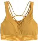  ??  ?? Sports bra dengan padding yang bisa dilepas Oysho Rp599.900