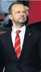  ??  ?? Ed Woodward plans to appoint a director of football