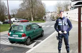  ??  ?? La ville vendéenne des Herbiers a placé des leurres le long des routes.