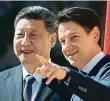  ?? Foto: Reuters ?? Úsměvy Si Ťin-pching a Giuseppe Conte během setkání.