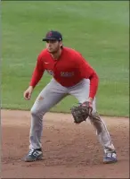  ?? File photo ?? Even though he’s the youngest player on the Red Sox taxi squad, infielder Triston Casas, 20, looks like a veteran in the batter’s box.