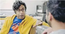  ?? truTV VIA THE ASSOCIATED PRESS ?? Comedian Hari Kondabolu stars in the documentar­y The Problem with Apu, airing Sunday on truTV.