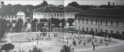  ??  ?? 1. Shkodër 1936: Kompleksi Sportiv i Gjimnazit të Shkodrës.