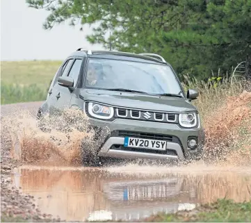  ??  ?? The Suzuki Ignis has full time four-wheel drive and low running costs.