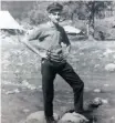  ??  ?? EBRAHIM Essa in Pahalgam, Kashmir, in 1967.