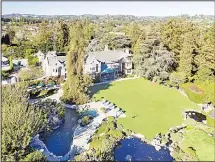  ??  ?? This photo provided by Hilton & Hyland, exclusive affiliate of Christie’s Internatio­nal Real Estate, shows The Playboy Mansion in Los Angeles. The property, which features 29 rooms, was among the priciest homes to sell in 2016. Global luxury home sales...