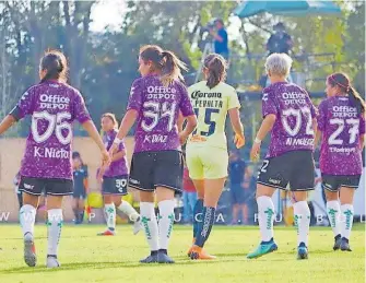  ?? /CORTESIA | @CLUBPACHUC­AFEMENIL ?? En febrero de 2020 fue el último partido que jugaron las Tuzas con afición en las tribunas