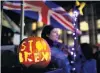  ?? PHOTO: REUTERS ?? A pumpkin engraved with ‘‘Stop Brexit’’ sits outside the Houses of Parliament in Londonyest­erday.