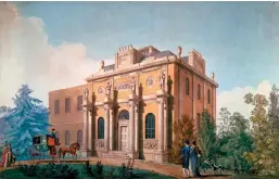  ??  ?? Joseph Gandy: Pitzhanger Manor, 1800