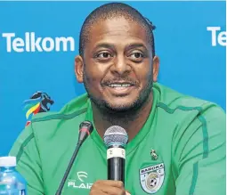  ?? /RICHARD HUGGARD / GALLO ?? Bushy Moloi, Baroka assistant coach, says playing in the final will be a learning curve for them.