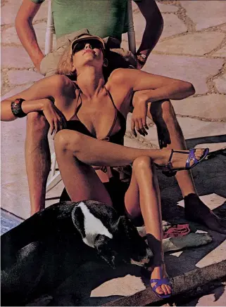  ??  ?? Helmut Newton, The Story of O. American Vogue, 1975 © Helmut Newton Estate