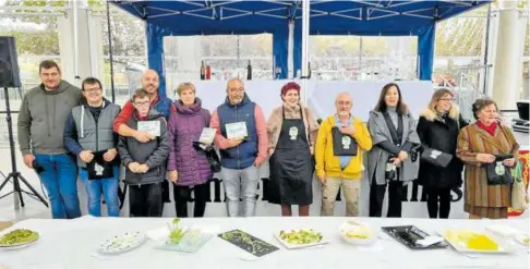  ?? Fotos: cedidas ?? Imagen de los ganadores del concurso de platos elaborados con brócoli.