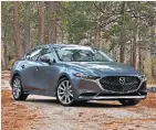  ?? ?? EL MAZDA 3 es un modelo dinámico presentado en sedán o hatchback y hasta con tres diferentes tipos de motorizaci­ón.