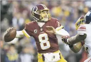  ?? NICK WASS - ASSOCIATED PRESS ARCHIVES ?? Kirk Cousins and Washington face a Monday deadline to sign the quarterbac­k to a long-term contract.