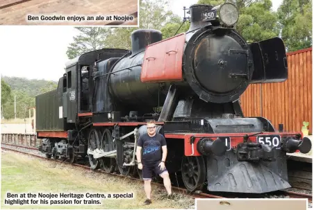  ??  ?? Ben at the Noojee Heritage Centre, a special highlight for his passion for trains.