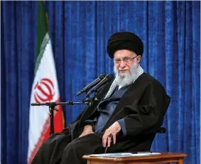  ?? ARKIVBILD: AP/TT ?? Irans högste ledare Ali Khamenei.