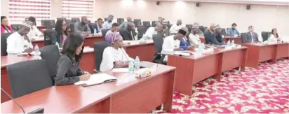  ??  ?? Twenty-two Nigerian diplomats undergoing training at the Foreign Service Institute in New Delhi, India