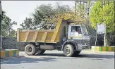 ?? SAKIB ALI/ HT ?? Ghaziabad municipal corporatio­n has a fleet of 500 door-to-door collection vehicles deployed across residentia­l areas.