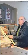  ?? FOTO: WOW (ARCHIV) ?? Organist Bernhard Nick wirbt für die Teilnahme an einem Kurs für Kirchenmus­iker.