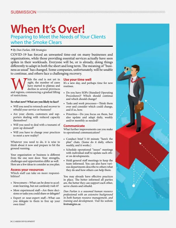  ??  ?? By Dan Furlan, HR Strategies
Dan Furlan is a seasoned human resource profession­al with an extensive background in both human resource management, and training and developmen­t. Visit his website