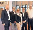  ?? F: REUTER/RKN ?? Das Pflegebünd­nis: Kreisdirek­tor Dirk Brügge, Ulrich Hartz, Ulrike Groth, Norbert Kothen und Marcus Mertens (v.l.)