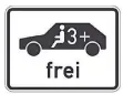  ?? FOTO: STADT DÜSSELDORF ?? Neues Schild: Freie Fahrt für Fahrgemein­schaften.