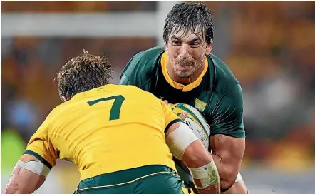  ?? GETTY IMAGES ?? Eben Etzebeth will captain a Springboks ‘possibles’ side against the Wallabies.