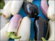  ?? EMILY RYAN — FOR DIGITAL FIRST MEDIA ?? Find all kinds of aubergine at area farmers’ markets.