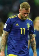  ??  ?? Guidetti: Late heartbreak