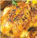  ?? ?? This is a lovely recipe which will give you rotisserie style chicken, with juicy meat and a crispy skin