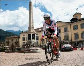  ?? TI-PRESS/CRINARI ?? A Bellinzona in occasione del Tour de Suisse