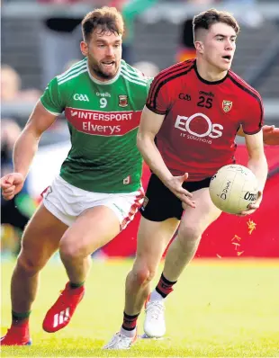  ??  ?? Step ahead:
Paul Devlin is hopeful that Down can hit the ground running in the League