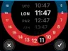  ??  ?? The GMT face can show two different time zones at once.