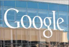  ?? Marcio Jose Sanchez Associated Press ?? MORE THAN 400 workers across Google and other units of Google’s parent, Alphabet Inc., have signed up for the union. It’s been in the works for about a year.