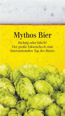  ?? FOTO: BREAKINGTH­EWALLS/IMAGO IMAGES ?? Nach dem Reinheitsg­ebot wird Bier nur aus Wasser, Gerste, Hefe und Hopfen gebraut.