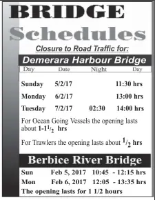  ??  ?? Letters continued on page 22 Sun Feb 5, 2017 10:45 - 12:15 hrs Mon Feb 6, 2017 12:05 - 13:35 hrs The opening lasts for 1 1/2 hours