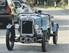  ??  ?? Mark Toynbee in his Austin 7 Ulster