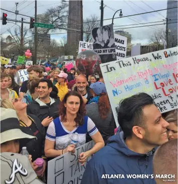  ?? FILE PHOTO ?? ATLANTA WOMEN’S MARCH