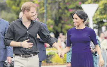  ?? Michael Bradley / Getty Images ?? Britain’s Prince Harry and Meghan, Duchess of Sussex, will move into a historic cottage on the royal family’s Windsor Estate early next year. It’s about 20 miles from Kensington Palace.