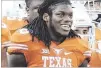  ?? DEBORAH
CANNON / AMERICAN-STATESMAN ?? Texas freshman Malik Jefferson is “a star in the making.”