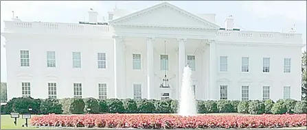  ?? (Pic: Mfanukhona Nkambule) ?? The White House in Washington DC could be the possible venue for the US-Africa Leaders Summit to be hosted by President Joe Biden on December 13-15, 2022.