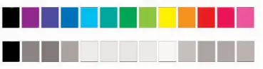  ??  ?? Ein SW-Film ordnet jeder Farbe eine bestimmte Graustufe zu. Dabei können verschiede­ne Farben fast identisch wiedergege­ben werden.