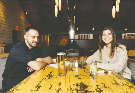  ?? PHOTOS: AZIN GHAFFARI ?? Executive chef Trevor Hopper and manager Madi Kennedy are in charge of the “modern diner” approach at Frank’s on Macleod.