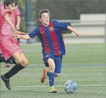  ?? Foto: p.puntí ?? Gavi entró en La masia con 11 años y pasó por todas las categorías desde el Alevín A hasta el primer equipo