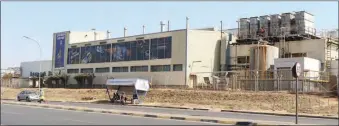  ?? PIC: MORERI SEJAKGOMO ?? KBL main plant in Gaborone